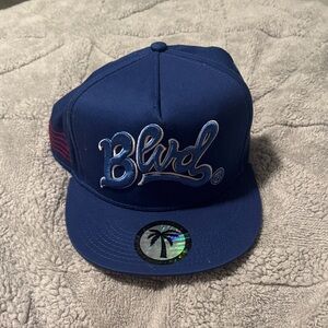 Blue Blvd Snapback Hat